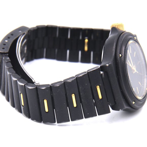 Seiko sport day date quartz watch